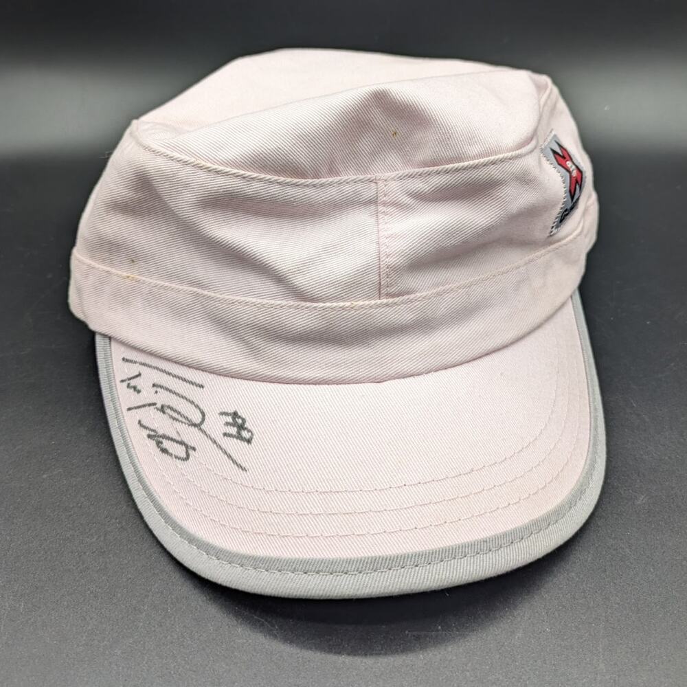 X Games Hat Cap Womens Small Medium Pink Signed Travis Pastrana Unverified